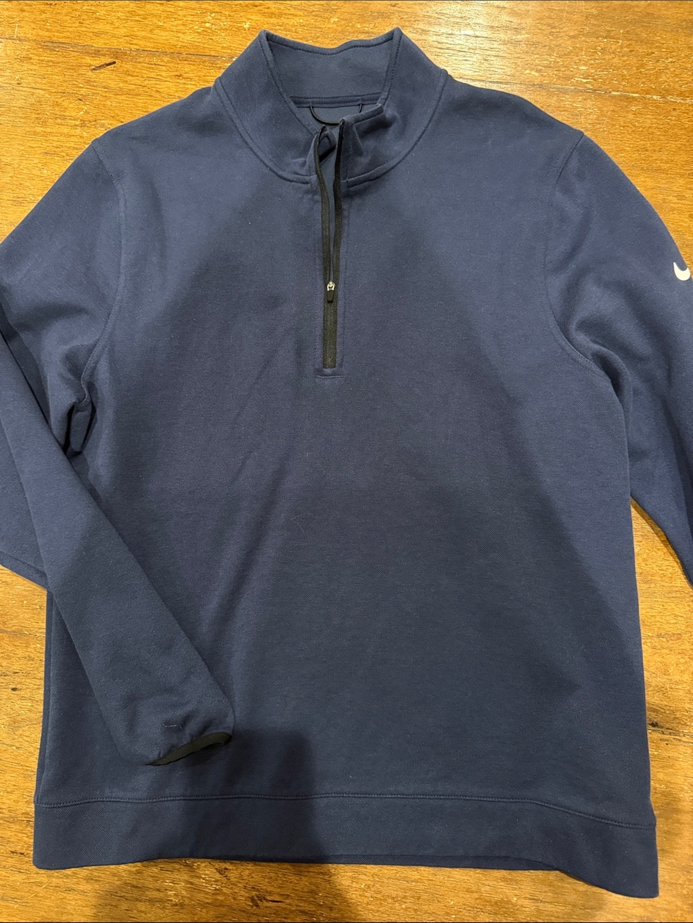 Nike Men's Dark Blue Quarter-Zip Pullover